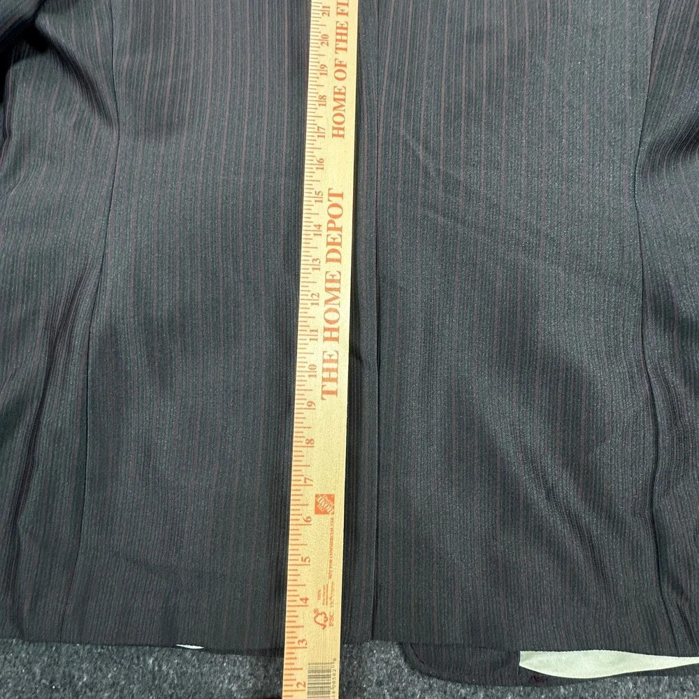 Lasso Western Suit Men 48L Brown Pinstripe Cowboy Yoke 2-Piece Set Vintage Style